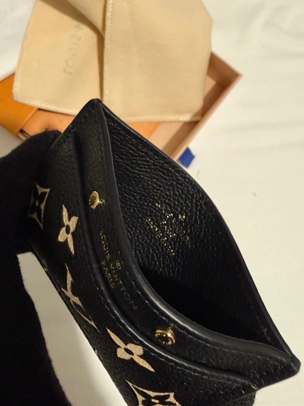 Louis Vuitton Bicolor Monogram Empreinte Card Holder